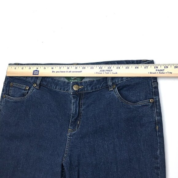 Woolrich Women's Jeans Classic Straight Leg Dark Wash size 12 length 31" - Picture 4 of 11
